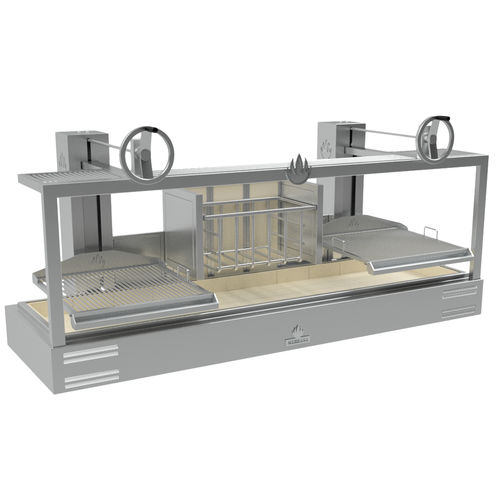 Holzkohlegrill - PARRILLA GMB 200 FIRE - Mibrasa Charcoal Oven SL - Tisch / für Profiküchen