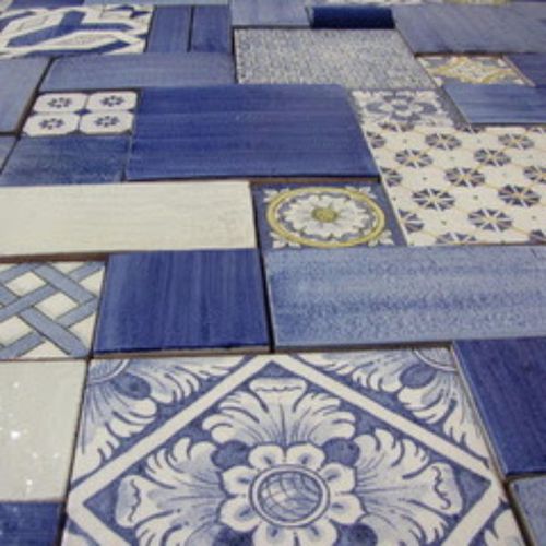Terrakottafliesen - BLU COBALTO : PATCHWORKBLU - Ceramiche Militello art & design S.R.L - für den Innenraum / Wand / bodenstehend