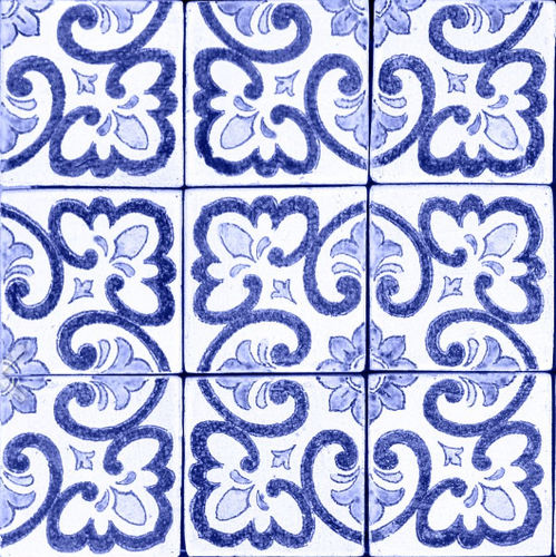 Terrakottafliesen - BLU COBALTO : V09 BLU - Ceramiche Militello art & design S.R.L - für den Innenraum / Wand / bodenstehend