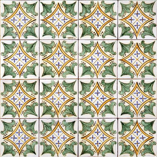 Terrakottafliesen - GIALLO ARANCIO : A08 - Ceramiche Militello art & design S.R.L - für den Innenraum / Wand / bodenstehend