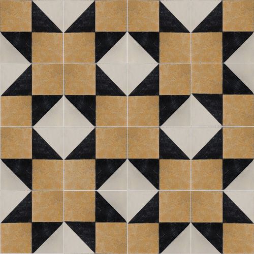 Terrakottafliesen - GIALLO ARANCIO : ROND Q - Ceramiche Militello art & design S.R.L - für den Innenraum / Wand / bodenstehend