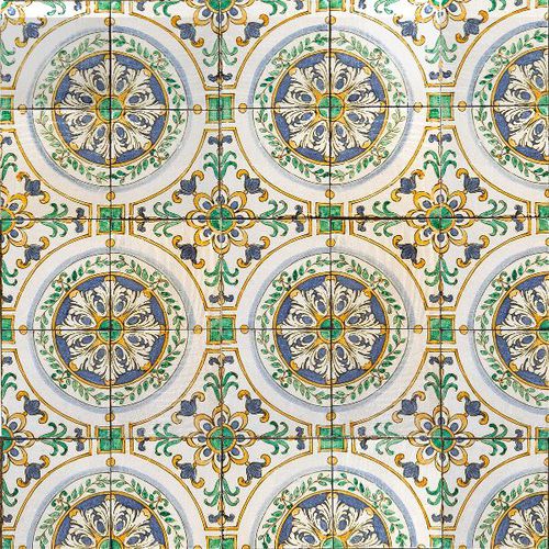 Terrakottafliesen - VERDE RAME : B04 - Ceramiche Militello art & design S.R.L - für den Innenraum / Wand / bodenstehend
