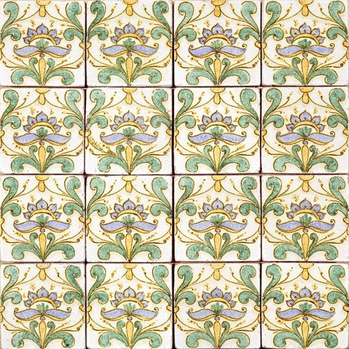 Terrakottafliesen - VERDE RAME : V05 - Ceramiche Militello art & design S.R.L - für den Innenraum / Wand / bodenstehend
