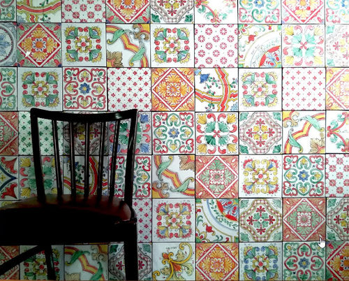 Keramikfliesen - PIASTRELLE ROSSE - Ceramiche Militello art & design S.R.L - für den Innenraum / für Badezimmer / für Wohnzimmer