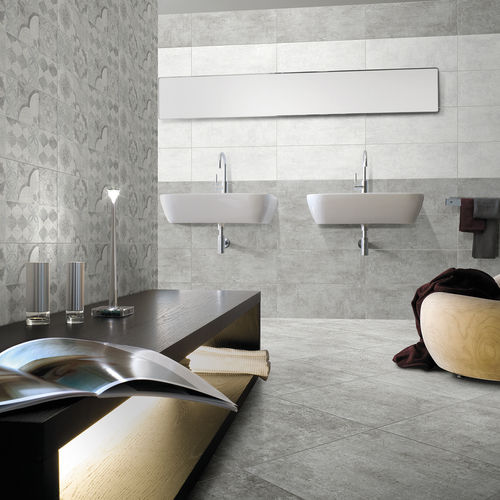 Feinsteinzeugfliesen - CONCRETE - CERAMICA EURO - matt / für den Innenraum / Wand