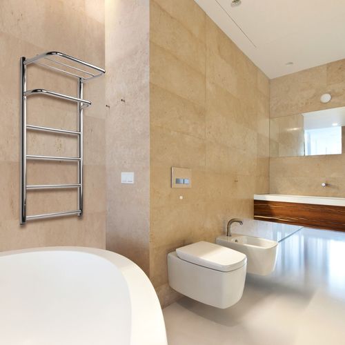 Heißwasser-Badheizkörper - HOTEL - MARIO DESIGN RADIATORS - modern / Edelstahl / wandmontiert