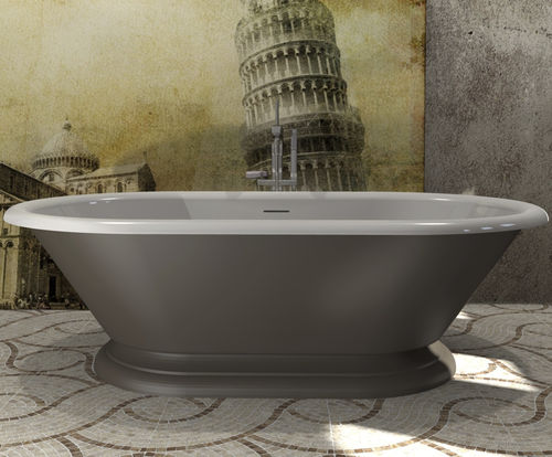 Ovale Badewanne - Palazzo - WATERGAME COMPANY - freistehend / für Wohnungen / zur beruflichen Nutzung