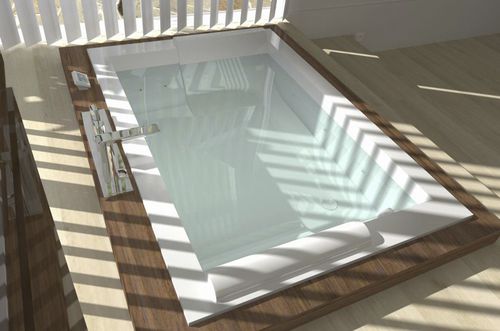 Badewanne für Wohnungen - Duo time - WATERGAME COMPANY - zur beruflichen Nutzung / Verbundwerkstoff / modern