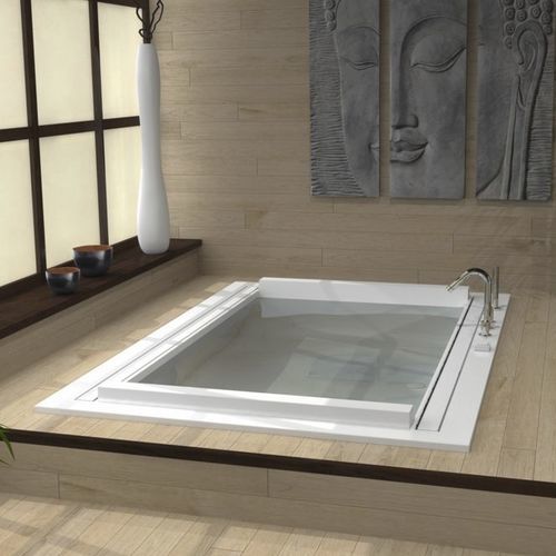 Badewanne für Wohnungen - Lotus - WATERGAME COMPANY - zur beruflichen Nutzung / Verbundwerkstoff / modern