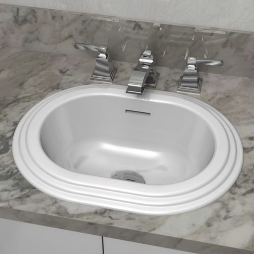 Einbau-Handwaschbecken - MINI-SOVEREIGN - WATERGAME COMPANY - oval / Verbundwerkstoff