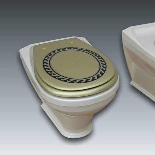 Monoblock-WC - NEW SEAT 3 - WATERGAME COMPANY - bodenstehend / Keramik / für Privatgebrauch
