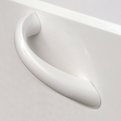 Verbundwerkstoff-Stützgriff - POIGN&Eacute;E DE BAIN - WATERGAME COMPANY - gebogen / für sanitäre Anlagen / für Privatgebrauch