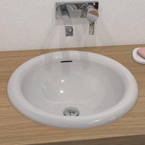 Einbauwaschbecken - CLELIA 1 - WATERGAME COMPANY - Verbundwerkstoff / Mattfinish / Hochglanz