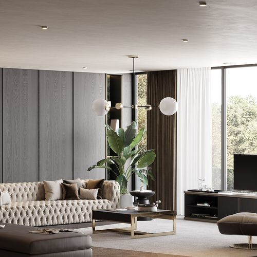 Hängelampe - JANIS - Laskasas - Edelstahl / Glas / modern