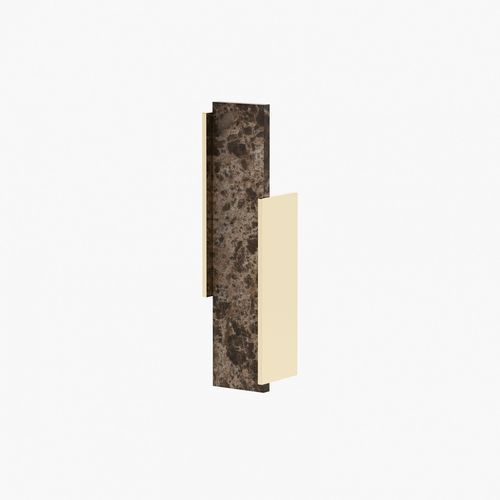 Moderne Wandleuchte - DAVE - Laskasas - für Außenbereich / Metall / Marmor