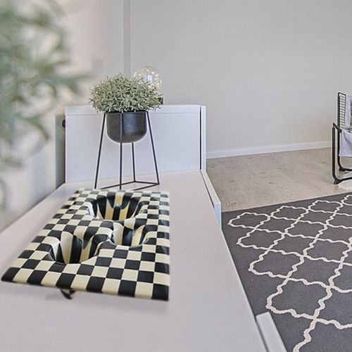 Muranoglas-Tischdekoration - CHECKER - veveglass - handgefertigt / modern / individuell gestaltbar