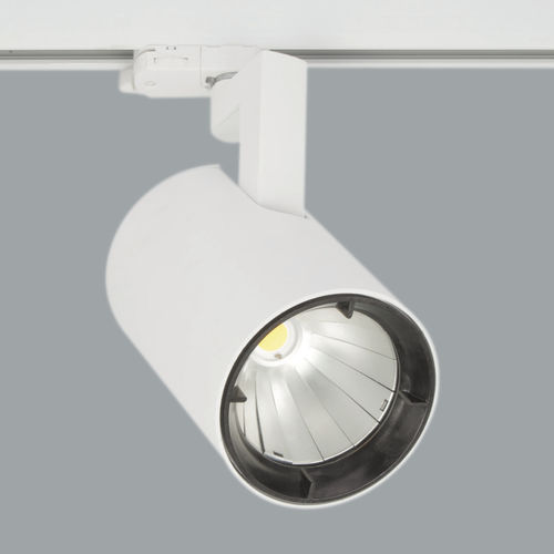 LED-Schienenleuchte - RAY BRIDGESPOT / I01.MLT.18160 - Avolux - rund / Aluminiumguss / Glas