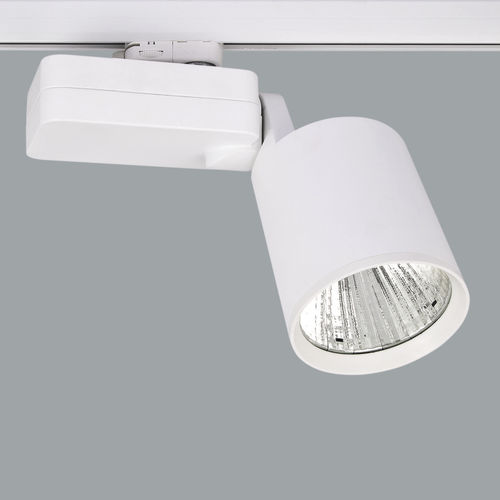 LED-Schienenleuchte - LALE BRIDGESPOT / I01.MLT.30857 - Avolux - rund / Aluminiumguss / Glas