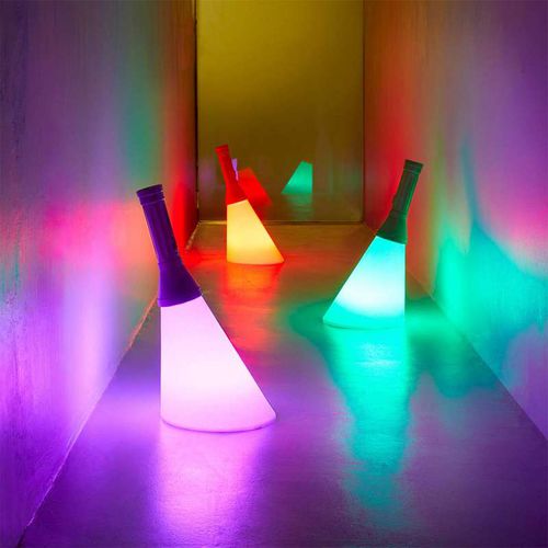 Tragbare Lampe - FLASH - Qeeboo - Polyethylen / modern / mit Akku