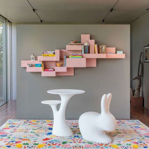 Stuhl / originelles Design - RABBIT - Qeeboo - für Außenbereich / für den Innenraum / Polyethylen