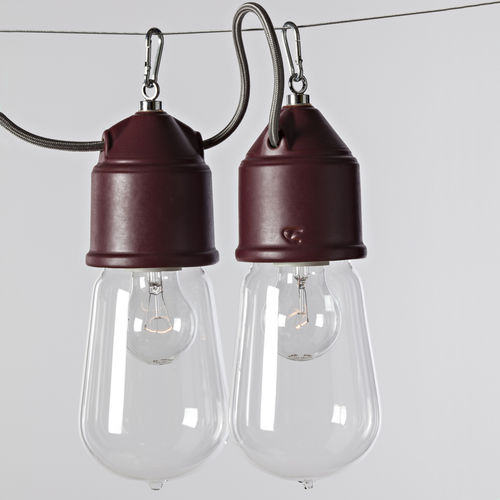 LED-Seilleuchte - NOVECENTO  - TOSCOT - rund / Messing / Stahl