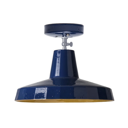 Moderne Deckenleuchte - ROSSI - TOSCOT - rund / Messing / Keramik