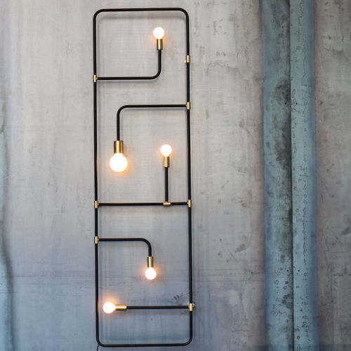 Moderne Wandleuchte - BEAUBIEN - Lambert et Fils - für den Innenraum / Aluminium / Messing