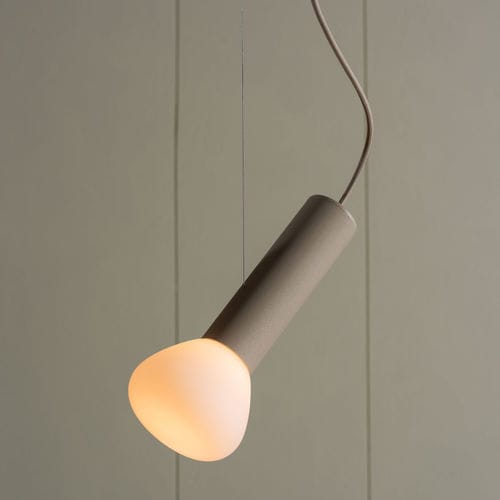 Hängelampe - 02 - Lambert et Fils - Aluminium / geblasenes Glas / modern