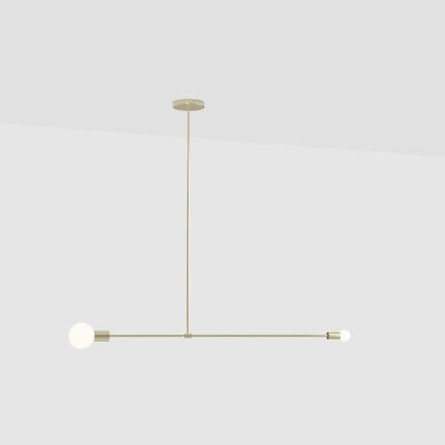 Hängelampe - ANTIPODE - Lambert et Fils - Messing / Glas / modern