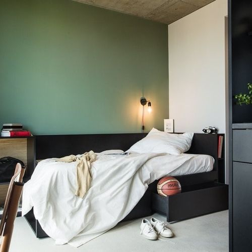 Einpersonenbett - GONZAGA-PRO D.O.O. - modern / mit Schublade / melaminbeschichtet
