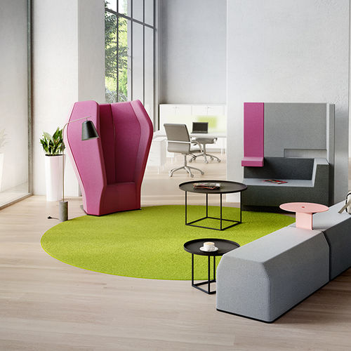 Rundes Sofa - BEATNIK - GONZAGA-PRO D.O.O. - modern / Stoff / mit Kissen