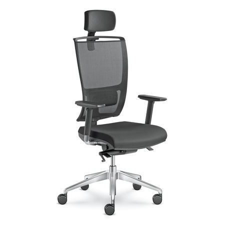 Moderner Chefsessel - LYRA NET  - LD Seating s.r.o. - Netz / Nylon / mit Kopfstütze