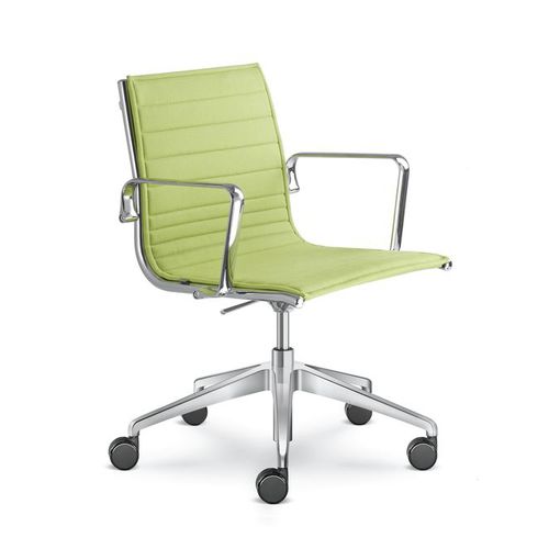 Moderner Bürostuhl - FLY  - LD Seating s.r.o. - für den Innenraum / Stoff / Gestell aus Aluminium