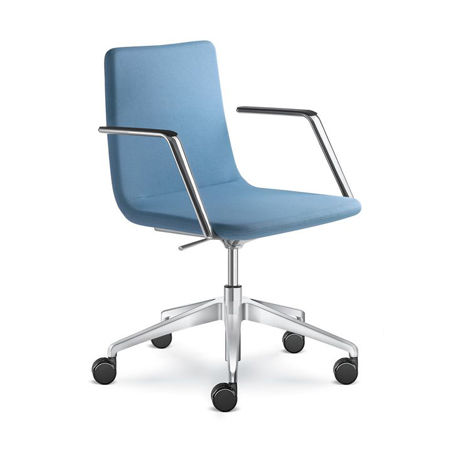 Moderner Bürostuhl - HARMONY PURE  - LD Seating s.r.o. - für den Innenraum / Stoff / Gestell aus Aluminium