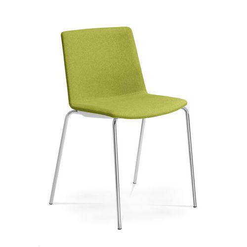 Moderner Konferenzstuhl - SKY FRESH  - LD Seating s.r.o. - für den Innenraum / Stoff / Gestell aus verchromtem Stahl