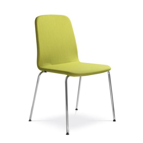 Moderner Konferenzstuhl - SUNRISE  - LD Seating s.r.o. - für den Innenraum / Stoff / Gestell aus verchromtem Stahl
