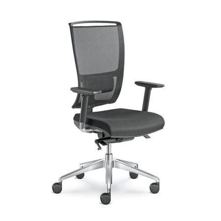 Moderner Bürostuhl - LYRA NET - LD Seating s.r.o. - für den Innenraum / Netz / Gestell aus Nylon
