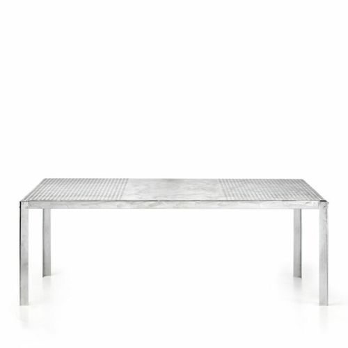 Moderner Tisch - Hope Plus/B - PF Stile Srl - Stahl / Gestell aus Stahl / rechteckig