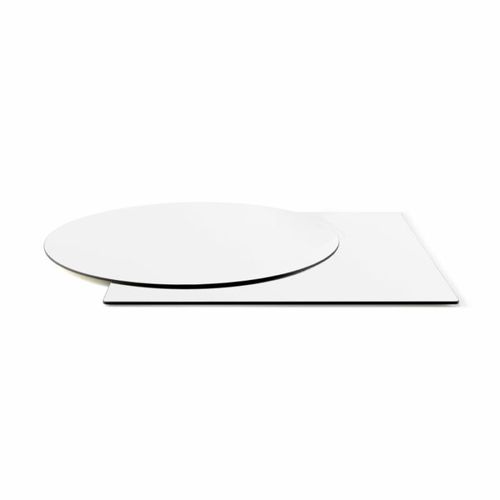 HPL-Tischplatte - PF Stile Srl - Contract / weiß / schwarz
