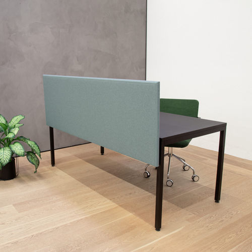 Tisch-Bürotrennwand - FORMFAC - PREFORM GmbH - Stoff / Aluminium / Holz