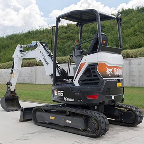 Minibagger - E26 - BOBCAT - auf Raupen / kompakt / für Baustelle