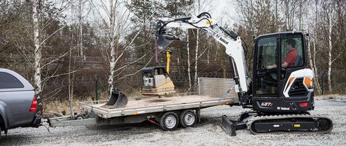 Minibagger - E27Z - BOBCAT - auf Raupen / kompakt / drehbar