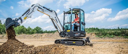 Minibagger - E27 - BOBCAT - auf Raupen / kompakt / drehbar