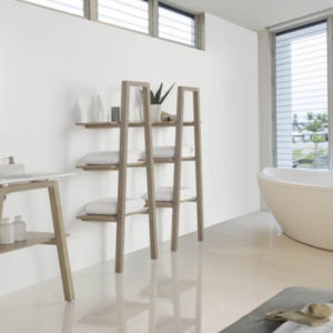 Modernes Regal - BALTIC - mcbath - Moldcom Composites - Eiche / für Badezimmer