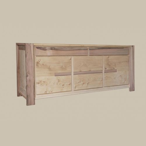 Modernes Sideboard - ECLIPSE - DELORME MEUBLES - Eiche / Nussbaum / Massivholz