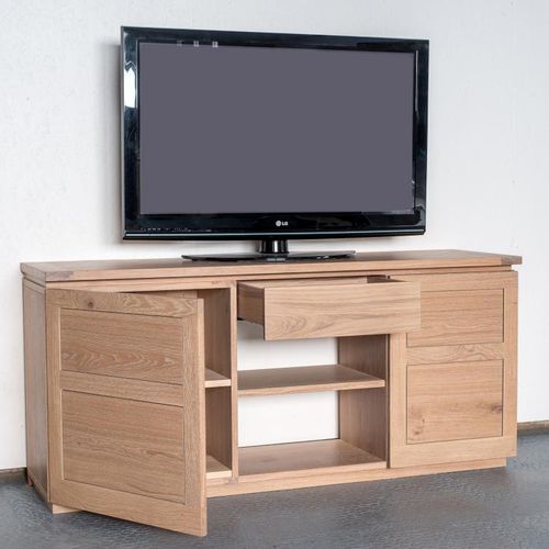 Modernes Fernseh-Sideboard - ORGANIQUE - DELORME MEUBLES - klassisch / Hi-Fi / für Hotelzimmer