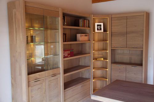 Eck-Bücherregal - DELORME MEUBLES - modern / Eiche / Massivholz