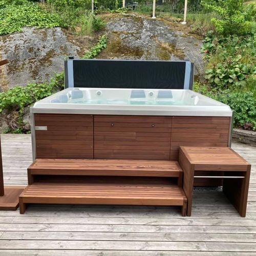 Whirlpool zum Aufstellen - ColumbaiN - USSPA, s.r.o. - rechteckig / 7 Plätze / Acryl