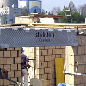 Betonsturz - ECOMUR - Stahlton - Stahlbeton / isolierend / Wärmeunterbrecher