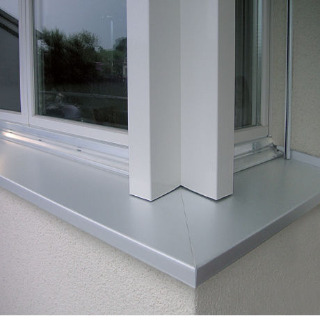 Betonfensterbank - Stahlton - Aluminium / Verbundwerkstoff / zur Außenaufstellung